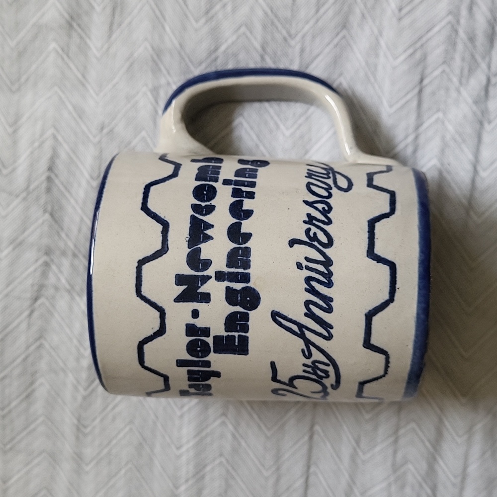 Taylor-Newcomb Engineering 25th Anniversary Mug (Louisville Stoneware)